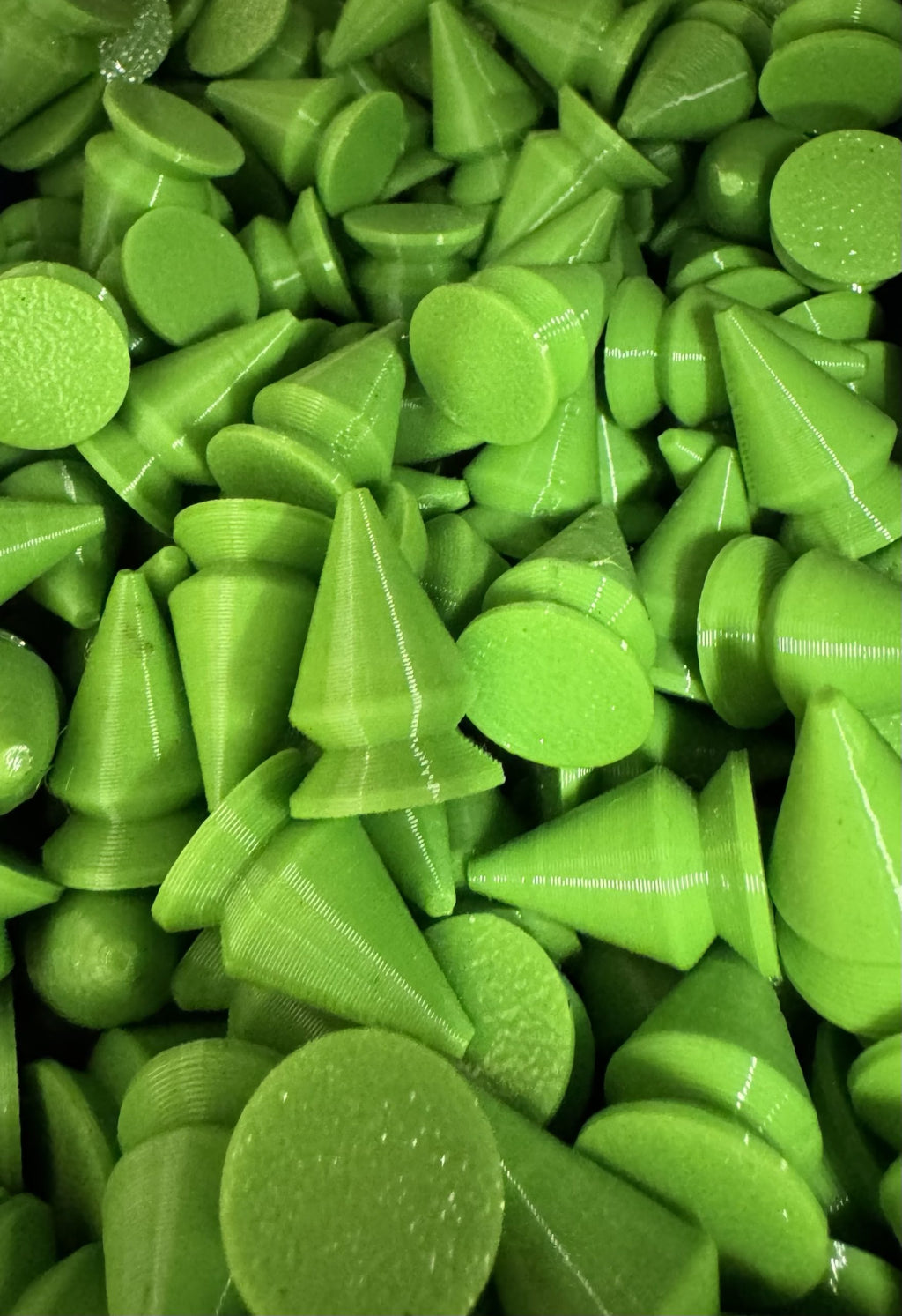 Sett med gummipigger til to klipperhjul (en klipper)