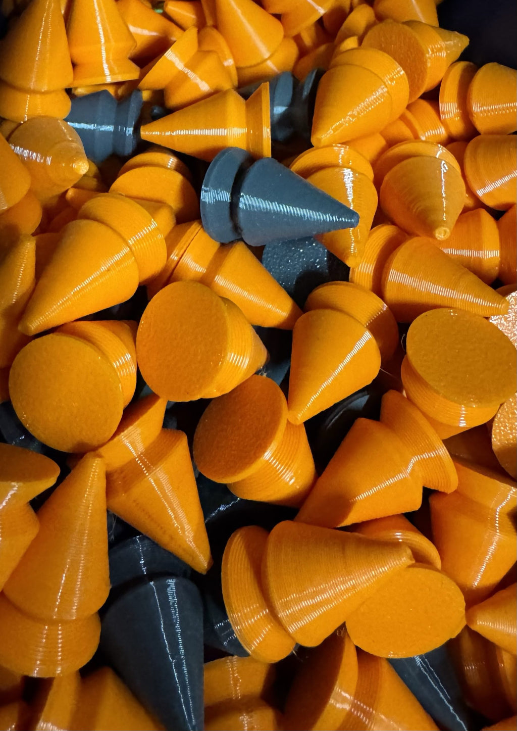 Sett med gummipigger til to klipperhjul (en klipper)