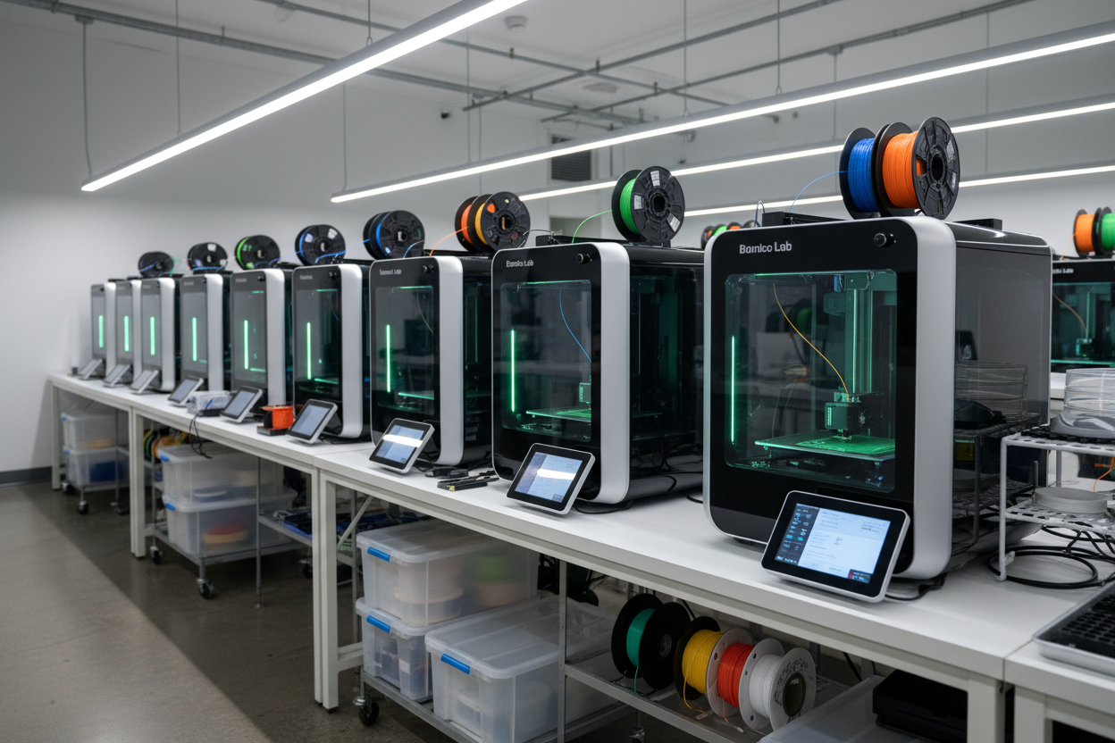 Kan du endre til 8 printere av typen bambulab ?